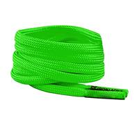 IRONLACE Paracord 550, lacet, lacet, coureurs, randonneurs, bottes, chaussures décontractées, 1 paire, plusieurs couleurs et longueurs, Néon vert - 54 Inches - 137 cm