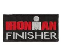 Ironman Finisher Patch Sport Patches à coudre/repasser L Triatlon pour tous les tissus L Sports extrêmes Écusson Jeans L 90 x 45 mm