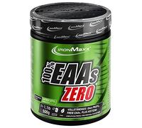 IronMaxx 100% EAAs Zero - Pomme 500g Boîte | Poudre EAA vegan, sans sucre et riche en 8 acides aminés essentiels | goût fruité, sans conservateurs