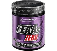 IronMaxx 100% EAAs Zero - Wildberry 500g Boîte | Poudre EAA vegan, sans sucre et riche en 8 acides aminés essentiels | goût fruité, sans conservateurs