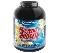 IronMaxx 100% Whey Chocolat Blanc - Poudre de protéines de lactosérum hydrosoluble - Riche en protéines - Contient naturellement des BCAA - Faible en sucre - Proteine Whey - 2350 gramme