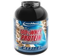 IronMaxx 100% Whey Protein 2350g - Latte Macchiato | Protéine Whey Soluble & Réduite en Sucre | Shake Protéiné Haute Qualité pour Fitness & Musculation | Goût Vanille Crémeuse Le design peut varier