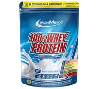 IronMaxx 100% Whey Protein 500g - White Chocolate - Leckerer High Protein Shake, 36g Protéine par portion, boisson énergisante pour entraînement intensif, avec BCAA et EAA