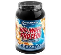 IronMaxx 100% Whey Protein Caramel salé - Poudre de protéines de lactosérum hydrosoluble | Riche en protéines | Contient naturellement des BCAA | Faible en sucre | Proteine Whey - 900 grammes
