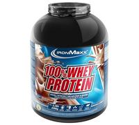 IronMaxx 100% Whey Protein Chocolat au lait - Poudre de protéines de lactosérum hydrosoluble - Riche en protéines - Contient naturellement des BCAA - Faible en sucre - Proteine Whey - 2350 gramme