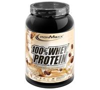 IronMaxx 100% Whey Protein Latte Macchiato Poudre de Protéines de Lactosérum 900g - Riche en Protéines, Faible en Sucre, Sans Lactose, Idéale pour Musculation, Récupération et Performance Sportive