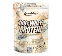 IronMaxx 100% Whey Protein Poppy Seed Cheesecake - Poudre de protéines de lactosérum hydrosoluble | Riche en protéines | Contient naturellement des BCAA | Faible en sucre | Proteine Whey - 500 gramme