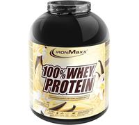 IronMaxx 100% Whey Protein Vanille française - Poudre de protéines de lactosérum hydrosoluble - Riche en protéines - Contient naturellement des BCAA - Faible en sucre - Proteine Whey - 2350 gramme