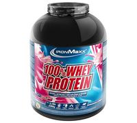 IronMaxx 100% Whey Protein Yaourt aux Cerises - Poudre de protéines de lactosérum hydrosoluble - Riche en protéines - Contient naturellement des BCAA - Faible en sucre - Proteine Whey - 2350 gramme