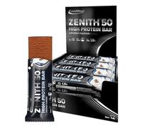 IronMaxx - Barre Protéinée Zenith 50 - Noix de Coco 12 x 100 g - Barre protéinée sans sucre, protein bar riche en protéines