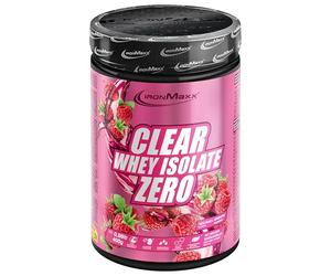 IronMaxx Clear Protein Isolate Zero - Framboise 400g | Protéine Sans Sucre | Boisson Protéinée pour Musculation & Pré-Workout