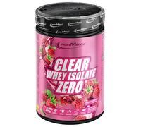 IronMaxx Clear Whey Isolate Zero - Raspberry 400g | Protéine de lactosérum isolée sans sucre ni lactose | Boisson claire au goût fruité rafraîchissant