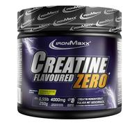 IronMaxx Créatine en poudre Flavoured Zero Thé Glacé au Citron 250g - 4600 mg de créatine monohydrate par portion, végan, sans sucre, complément sportif goût cerise pour musculation et fitness