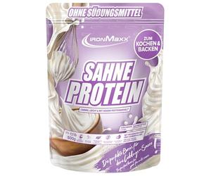 IronMaxx Crème Protein - Sachet de 500g - Ingrédient de cuisine et de pâtisserie riche en protéines avec protéines de lactosérum - Sans sucre ajouté & moins gras que la crème