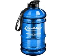 IronMaxx Gourde Sport Bleu 2200 ml - Gourde eau grande capacité graduée sans BPA avec poignée, gourde 2 litres idéale pour hydratation quotidienne et sport