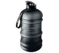 IronMaxx Gourde Sport Noir profond givré 2200 ml - Gourde eau grande capacité graduée avec poignée, gourde 2 litres idéale pour hydratation quotidienne et sport