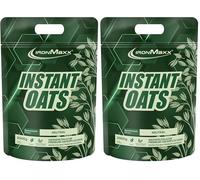 IronMaxx Instant Oats en poudre Neutre 2000 g - Farine d’avoine soluble à base de flocons d’avoine, idéale pour recettes, petit-déjeuner et préparation en bulk (Lot de 2)