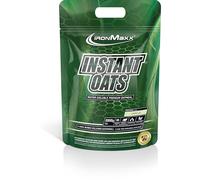 IronMaxx Instant Oats Haferflocken - Vanille 2000g Sac | Gainer végétalien naturel | Faible en sucre | Sans conservateurs | Idéal pour la prise de poids et la construction musculaire