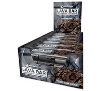 IronMaxx Lava Protein Bar - Dark Cookie - 18x40g | Barre hyperprotéinée avec cœur crémeux & garniture cacahuète-caramel | Pauvre en sucre & sans huile de palme