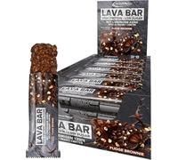 IronMaxx Lava Protein Bar - White Salty Peanut - 18x40g | Barre hyperprotéinée avec cœur crémeux & garniture cacahuète-caramel | Pauvre en sucre & sans huile de palme