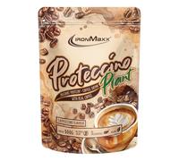 IronMaxx Plant Proteccino Cappuccino 500 g - Café protéiné vegan au vrai café - Sans sucres ajoutés - Riche en protéines et en caféine
