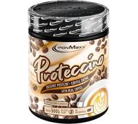 IronMaxx Proteccino Cappuccino 500 g - Café instantané protéiné avec whey protéine et caféine, sans sucres ajoutés, poudre pour boisson protéinée gourmande, idéale pour routine sportive
