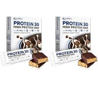 IronMaxx Protein 30 Barre Protéinée - Cookies & Cream 6 x 35g | Barre Proteine Faible en Sucres | Repas Minceur & Snack Sportif | Sans Huile de Palme, avec Vitamines | Snack Sain au Quotidien