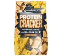 IronMaxx Protein Cracker - Cheese 100g | Snack croustillant et pauvre en sucre avec 21% de protéines | Cuit au four et non frit