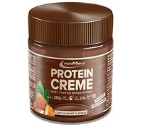 IronMaxx Protein Creme - Pate a Tartiner Proteine, Amande au Chocolat 250g | Whey Proteine | Faible en Sucres & Gluten Free | Crème Onctueuse, Low Carb pour une Alimentation Équilibrée
