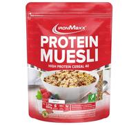 IronMaxx Protein Muesli - Muesli Protéiné Végétalien - 48% de Protéines - Sans Lactose et sans Gluten - Pour Sportifs - Goût Noisette - 1 x paquet de 550 g
