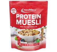 IronMaxx Proteine Muesli Chocolat Blanc Vanille 2000g | Muesli Vegan aux protéines de soja | Céréales protéinées -30% sucres | Riche en Fibres & Protéines Végétales | Idéal pour un petit-déjeuner Sain