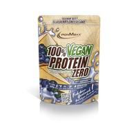 IronMaxx Protéines 100 % végétaliennes Zero - Blueberry Cheesecake 500 g | Poudre de protéines sans sucre et riche en protéines à 4 composants | Poudre de protéines végétaliennes sans aspartame