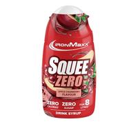 IronMaxx SqueeZero - Apple Cranberry 65ml Sirop | Expérience gustative rafraîchissante pour 8 litres | Sans sucre et sans calories dans 100 ml de boisson prête à consommer