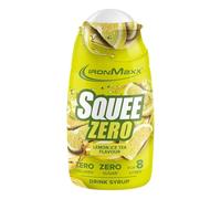 IronMaxx SqueeZero - Sirop sans sucre & zero calorie, Citron Ice Tea 65ml | Boisson sans sucre au goût rafraîchissant | Prépare jusqu’à 8 litres de boisson zero sucre