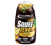 IronMaxx SqueeZero - Sirop sans sucre & zero calorie, Cola Citron 65ml | Boisson sans sucre au goût rafraîchissant | Prépare jusqu’à 8 litres de boisson zero sucre