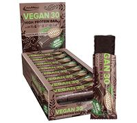 IronMaxx Vegan 30 - Barre Protéinée Vegan Chocolat, 24 x 35 g | Faible en Sucre (0,6 g) | Riche en Protéines | En-Cas Protéiné & Barres Petit-Déjeuner Idéales à Emporter