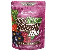 IronMaxx Vegan Protein Fruits Rouges 500g - Protéine Végétale Premium, Sans Sucre, Riche en Protéines, Faible en Glucides, Sans Soja, Sans Aspartame, Idéale pour les Végétaliens