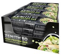 IronMaxx Zenith 50 High Protein Amande Blanche Noix de Coco | Lot de 16 x 45 g | Protein Bar avec 50% de Protéines, Faible en Sucre | Snack Nutritif Énergie Quotidienne