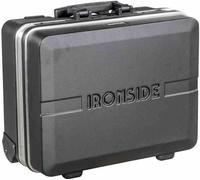 Ironside 100-605 ABS Mallette à outils professionnelle 36L, avec fonction trolley, grise/noire/argentée