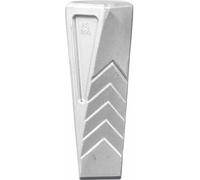 Ironside 100-702 Coin à refendre en aluminium tourné 800g, gris argenté