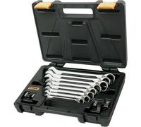Ironside 117-335 Jeu de clés à cliquet12t en coffret, noir/jaune