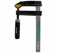 Ironside 123-056 Serre-joint à vis 200 x 80mm 22 x 6, noir/gris