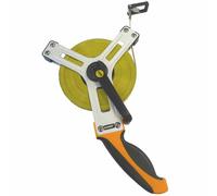Ironside 150-222 Mètre ruban en acier 50 m/ 13mm 2-composants poignée, noir/orange/jaune