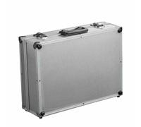 Ironside 191-001 Mallette à outils en aluminium 460x330x150mm, verrouillable, argentée