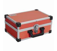 Ironside 191-009 Mallette à outils en aluminium, 330 x 230 x 150 mm, rouge