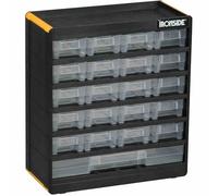 Ironside 191-210 Magasin transparent 21Charges 300x135x335mm Polychlorure, noir/clair