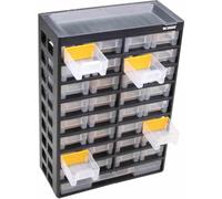 Ironside 191-211 Magasin transparent 33Charges 300x135x435mm Polychlorure, noir/clair