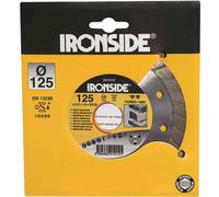 Ironside 241-011/302961 Disque abrasif diamanté 115mm 2,2/10mm Turbo 1000, bord fermé, gris