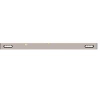 IRONSIDE Règle en aluminium 300cm avec 2 niveaux à bulle