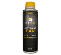 IRONTEK - Nettoyant F.A.P. - Additif Anti-Pollution pour Filtre à Particules - Utilisation Facile, sans Démontage - Buse Incluse - 300ml